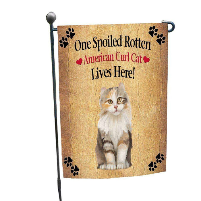 American Curl Spoiled Rotten Cat Garden Flag