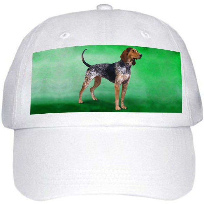 American English Coonhound Dog Ball Hat Cap Off White