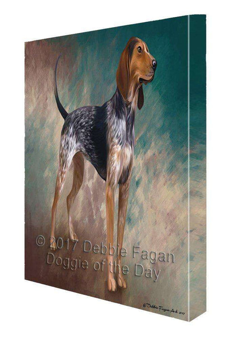 American English Coonhound Dog Painting Printed on Canvas Wall Art