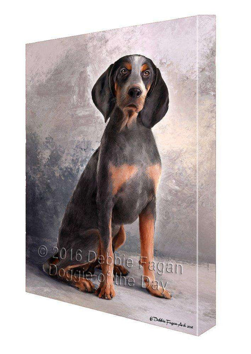 American English Coonhound Dog Painting Printed on Canvas Wall Art