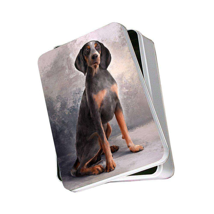 American English Coonhound Dog Photo Storage Tin