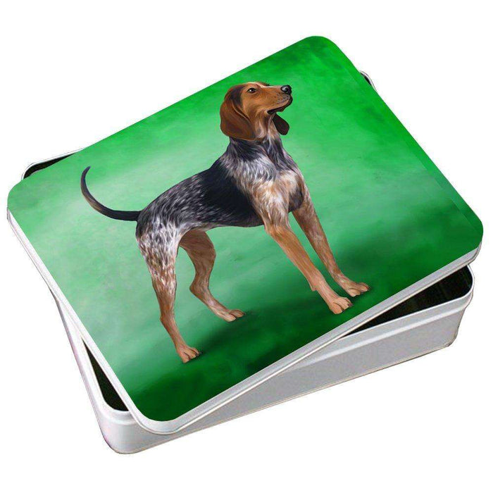 American English Coonhound Dog Photo Storage Tin