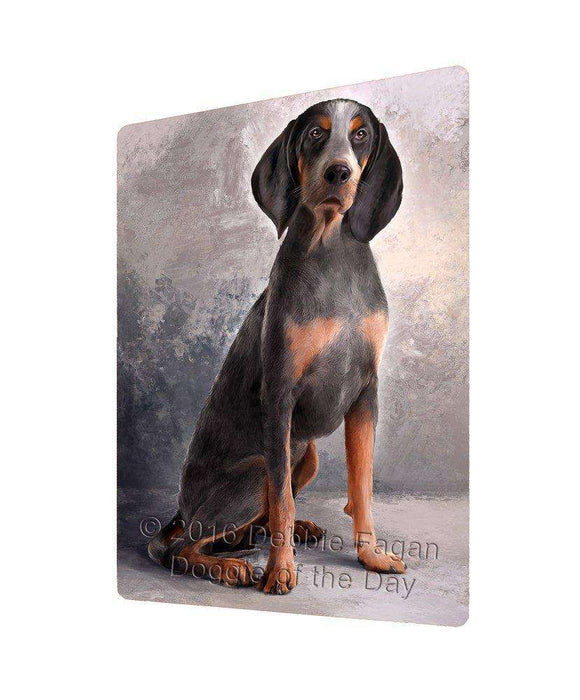 American English Coonhound Dog Tempered Cutting Board