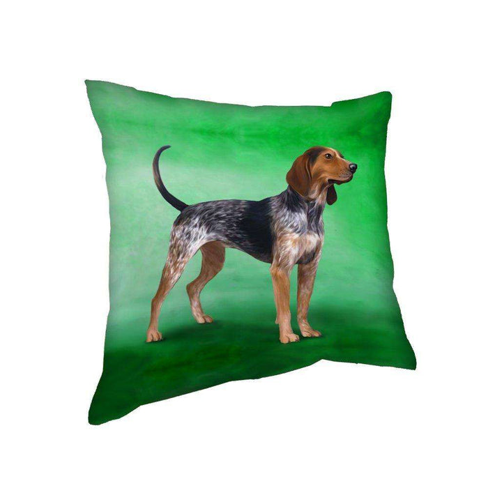 American English Coonhound Dog Throw Pillow