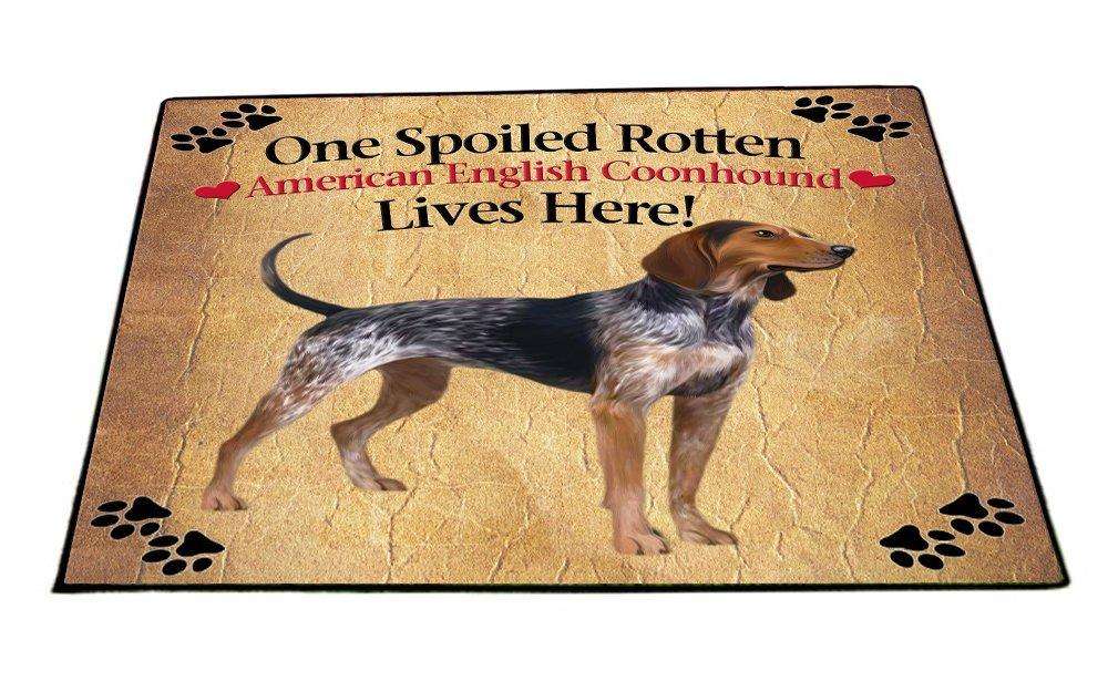 American English Coonhound Spoiled Rotten Dog Indoor/Outdoor Floormat