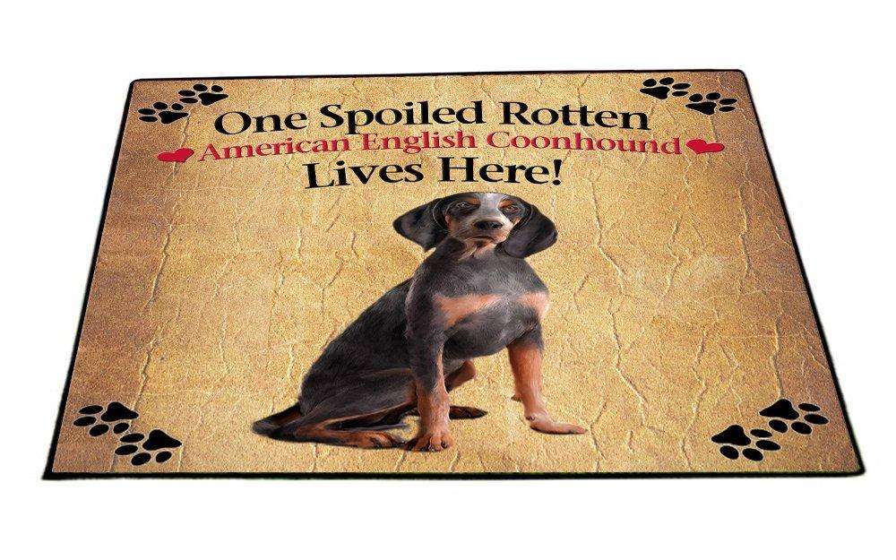 American English Coonhound Spoiled Rotten Dog Indoor/Outdoor Floormat