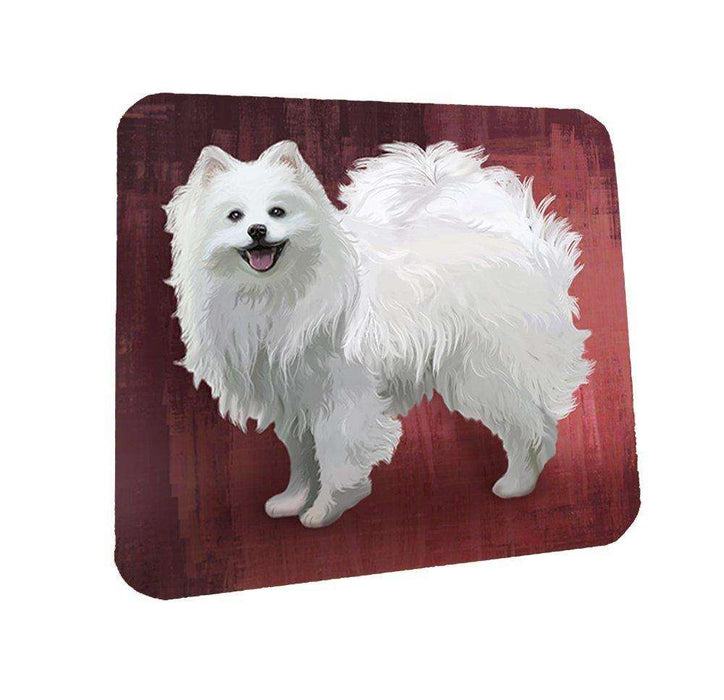 American Eskimo Dog Coasters Set of 4