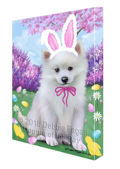 American Eskimo Dog Easter Holiday Canvas Print Wall Art Décor CVS105929