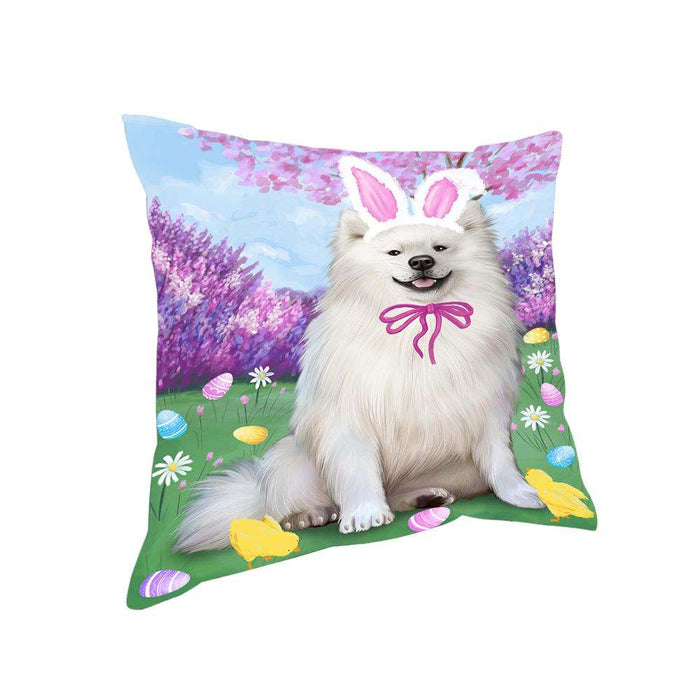 American Eskimo Dog Easter Holiday Pillow PIL73544