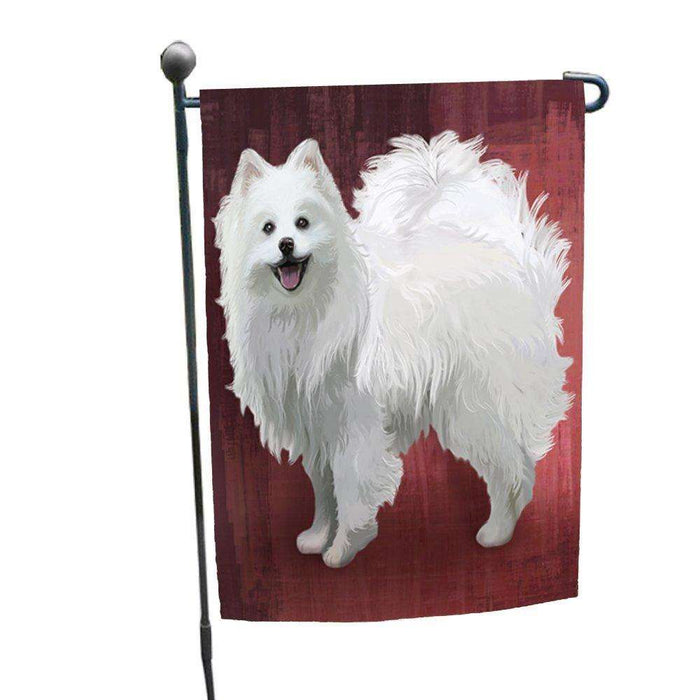 American Eskimo Dog Garden Flag