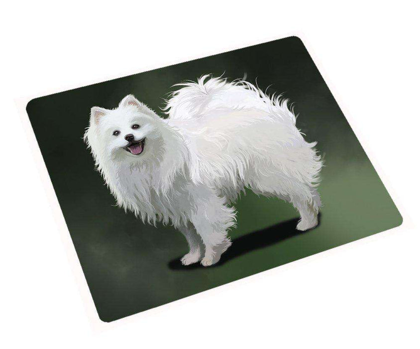 American Eskimo Dog Large Refrigerator / Dishwasher Magnet 11.5" x 17.6"