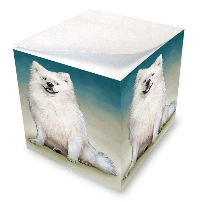 American Eskimo Dog Note Cube NOC48278