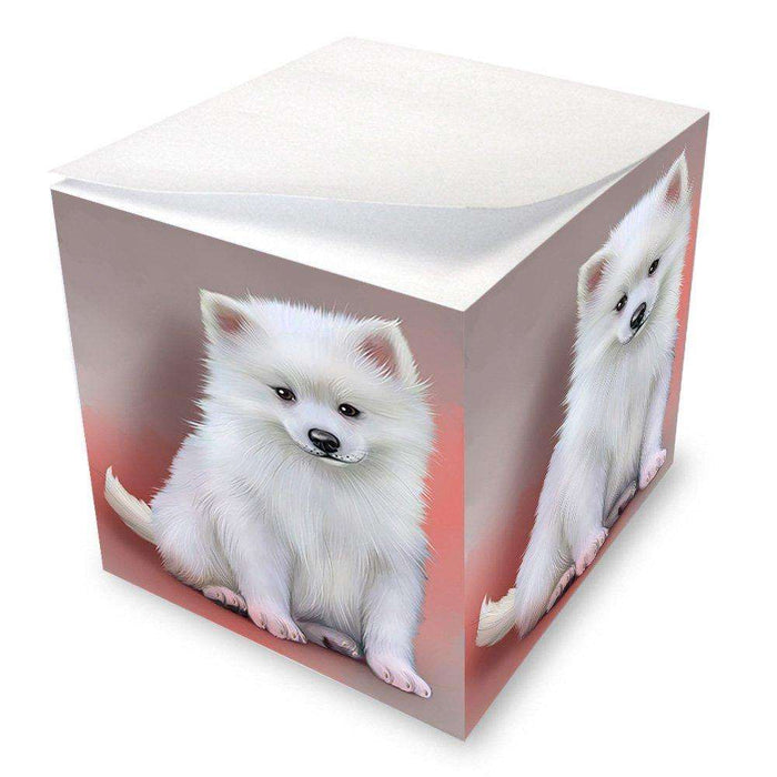 American Eskimo Dog Note Cube NOC48279