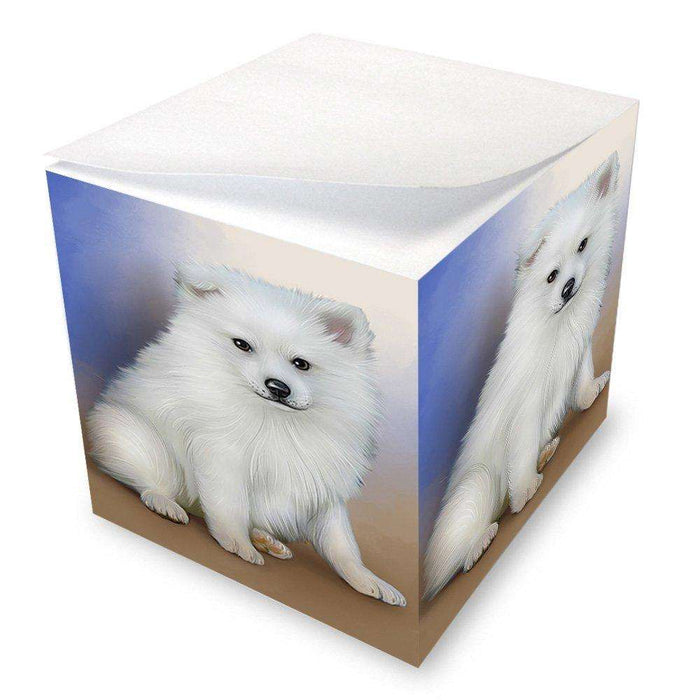 American Eskimo Dog Note Cube NOC48280