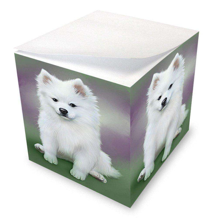 American Eskimo Dog Note Cube NOC48281