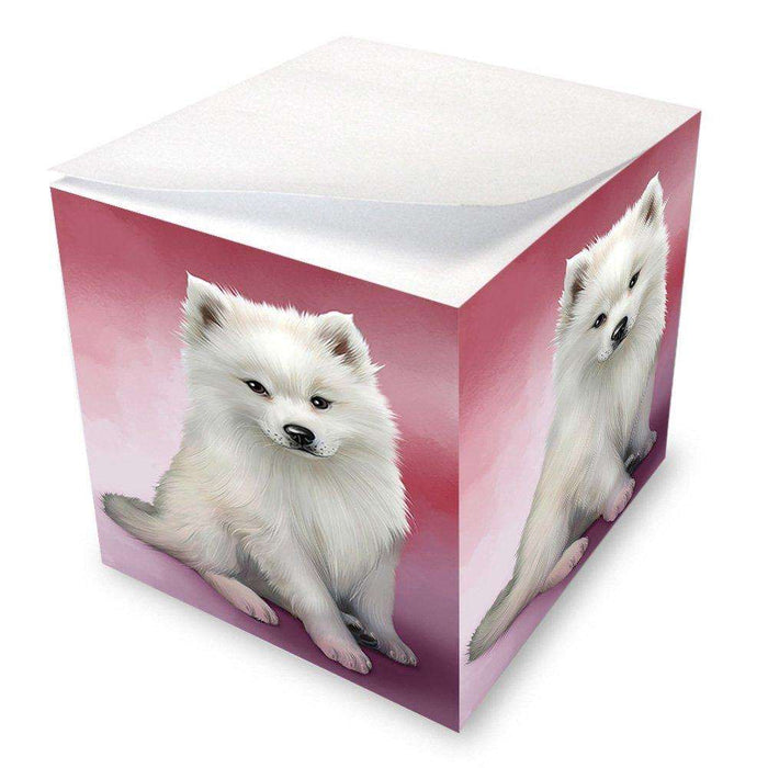 American Eskimo Dog Note Cube NOC48282
