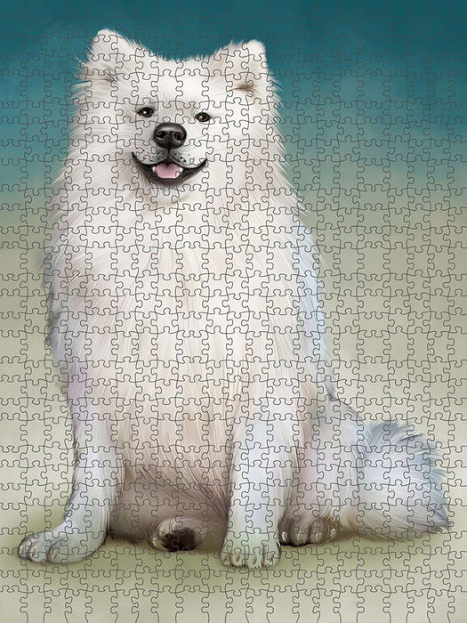 American Eskimo Dog Puzzle with Photo Tin PUZL48687
