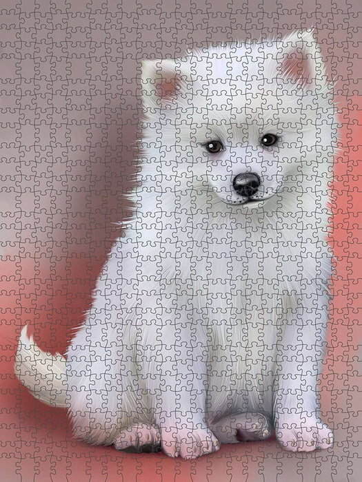 American Eskimo Dog Puzzle with Photo Tin PUZL48690