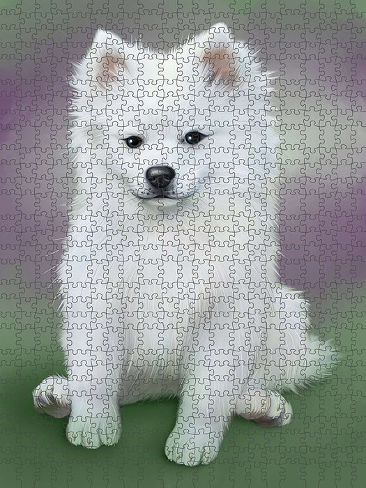 American Eskimo Dog Puzzle with Photo Tin PUZL48696