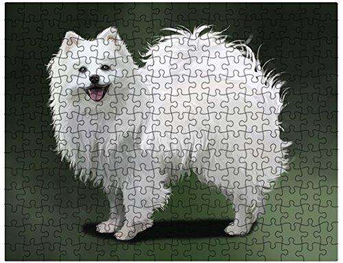 American Eskimo Dog Puzzle with Photo Tin