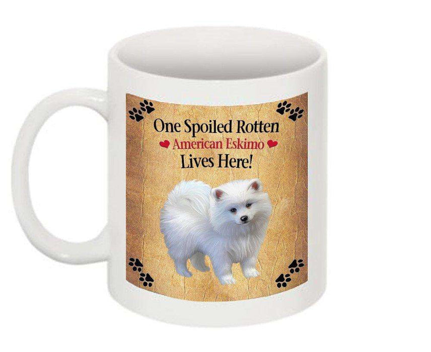 American Eskimo Puppy Spoiled Rotten Dog Mug