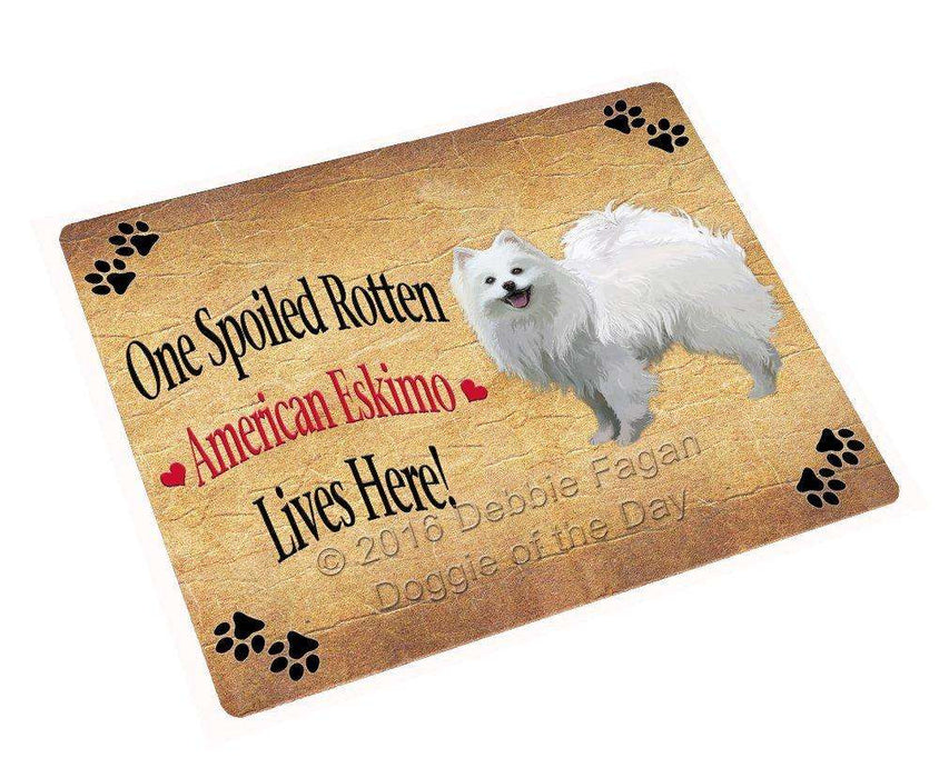 American Eskimo Spoiled Rotten Dog Magnet Mini (3.5" x 2")