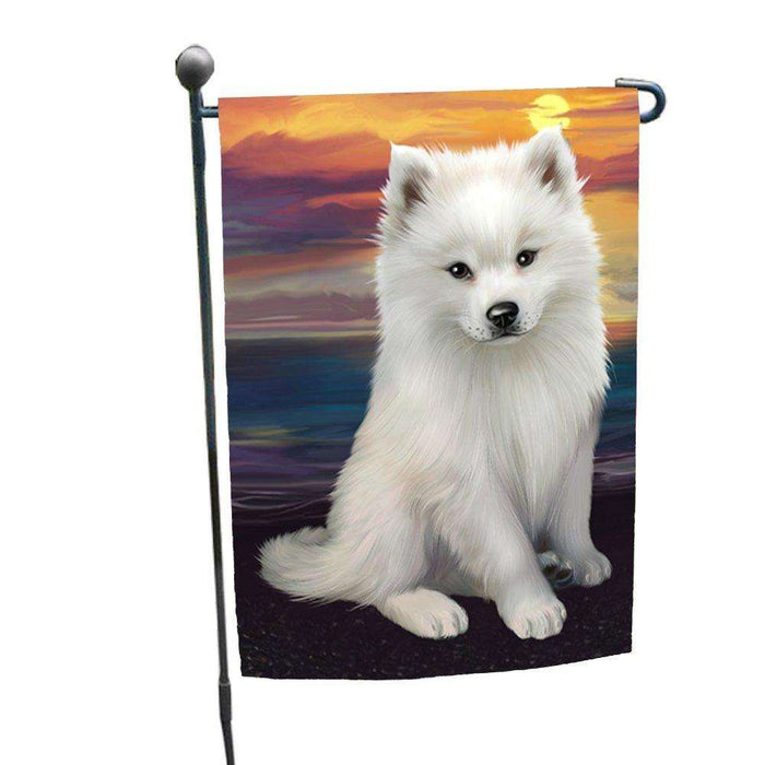 American Eskimos Dog Garden Flag