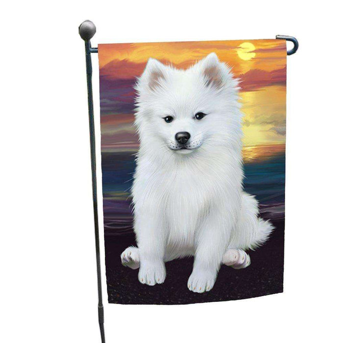 American Eskimos Dog Garden Flag