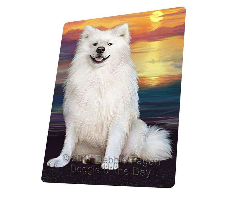 American Eskimos Dog Magnet Mini (3.5" x 2")