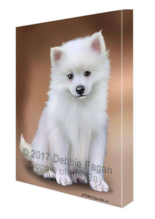 American Eskimos Dog Wall Art Canvas CV174