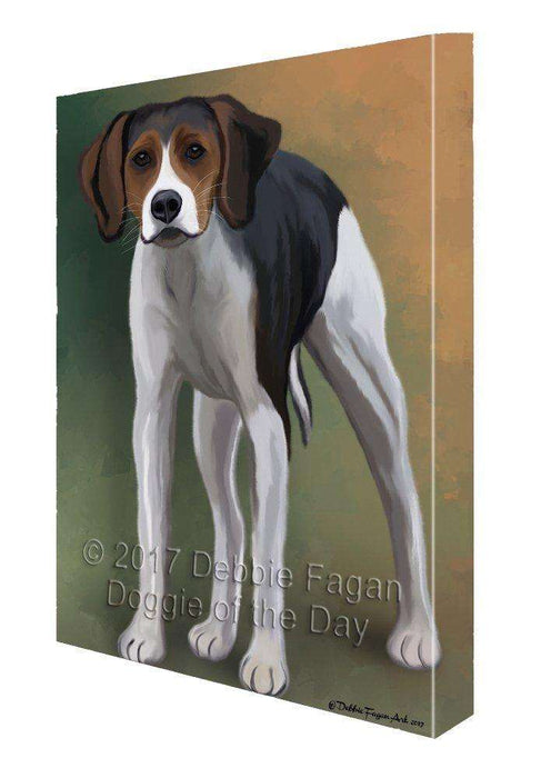 American Foxhound Dog Canvas Wall Art