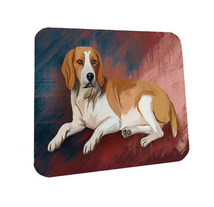 American Foxhound Dog Coasters Set of 4