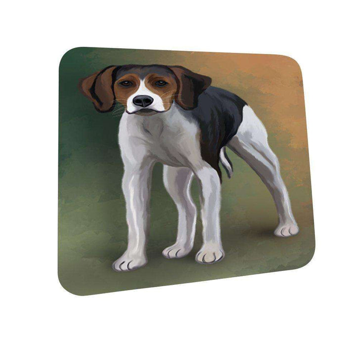 American Foxhound Dog Coasters Set of 4