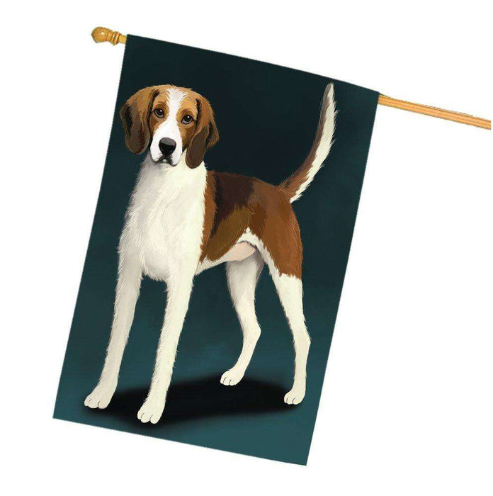 American Foxhound Dog House Flag