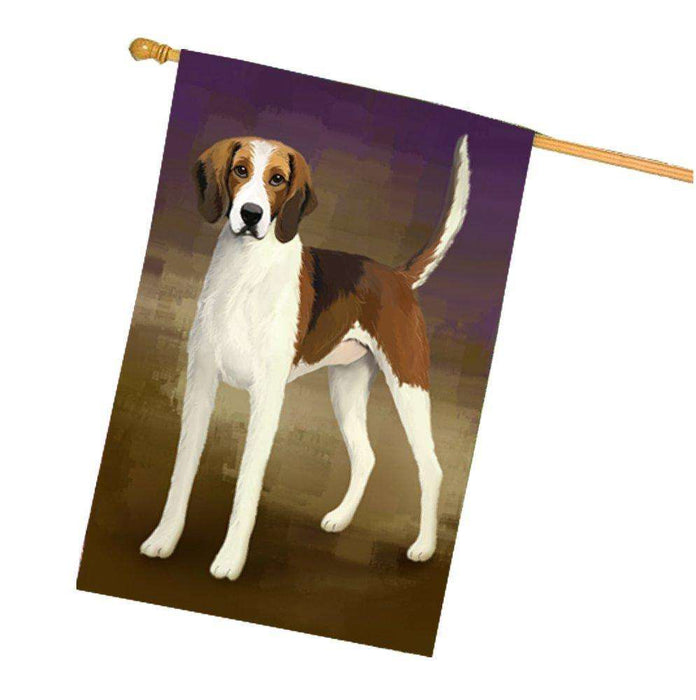 American Foxhound Dog House Flag