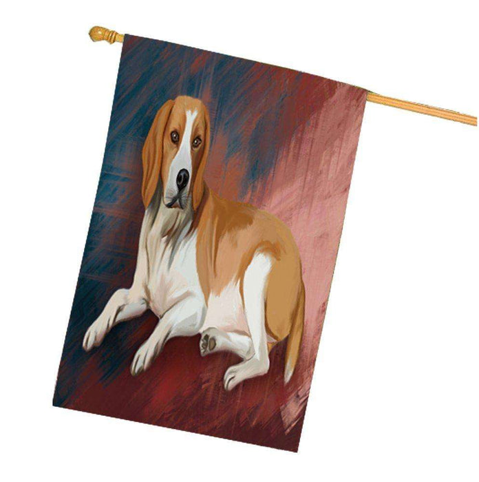 American Foxhound Dog House Flag