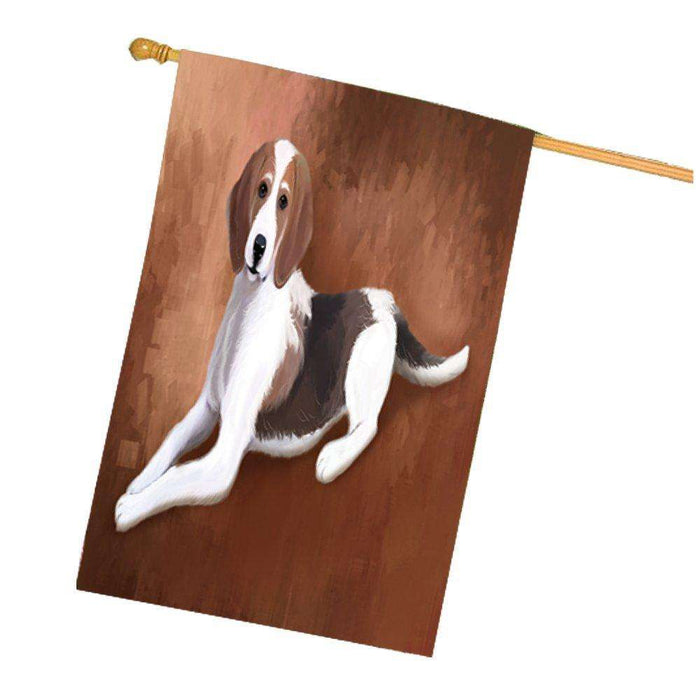 American Foxhound Dog House Flag