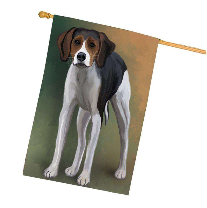 American Foxhound Dog House Flag