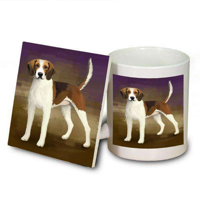 American Foxhound Dog Mug and Coaster Set