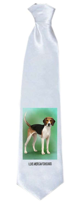 American Foxhound Dog Neck Tie TIE48265