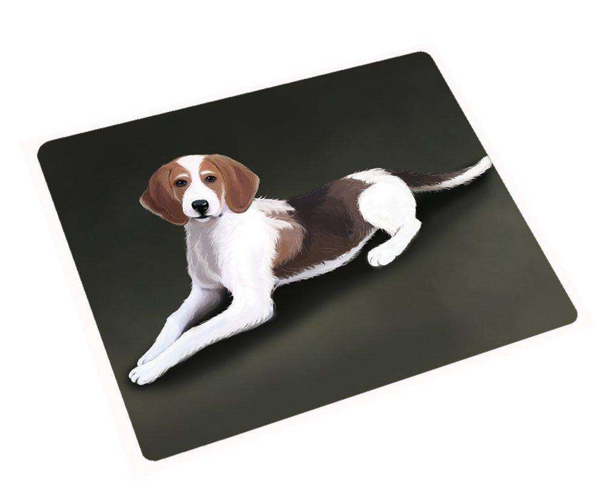 American Foxhound Dog Tempered Cutting Board