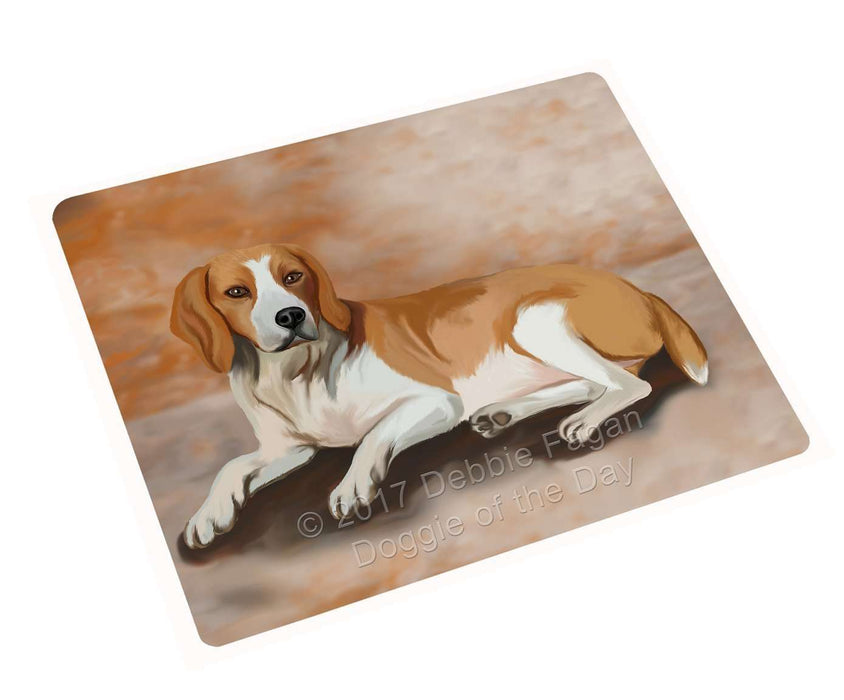 American Foxhound Dog Tempered Cutting Board