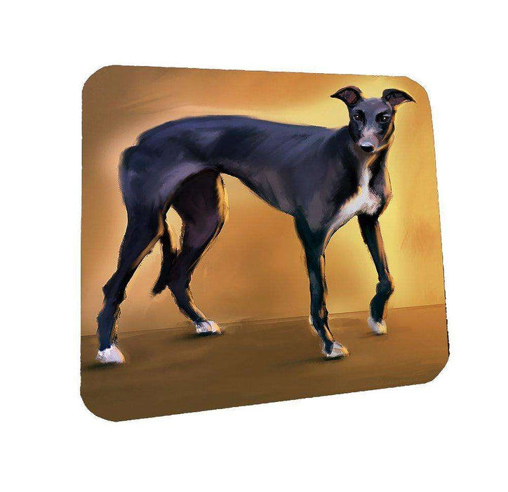 American Greyhound Dog Coasters Set of 4