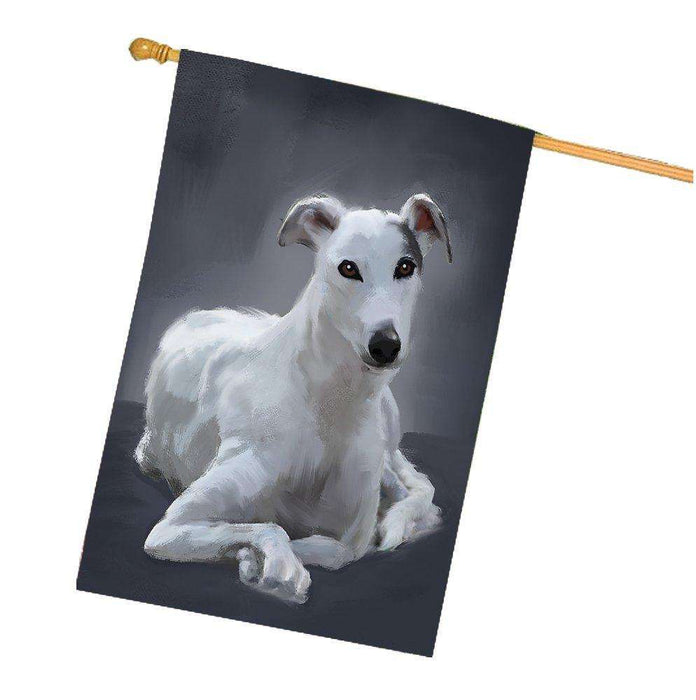 American Greyhound Dog House Flag