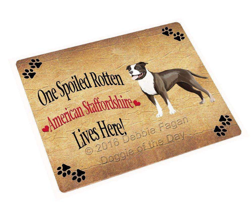 American Staffordshire Spoiled Rotten Dog Magnet