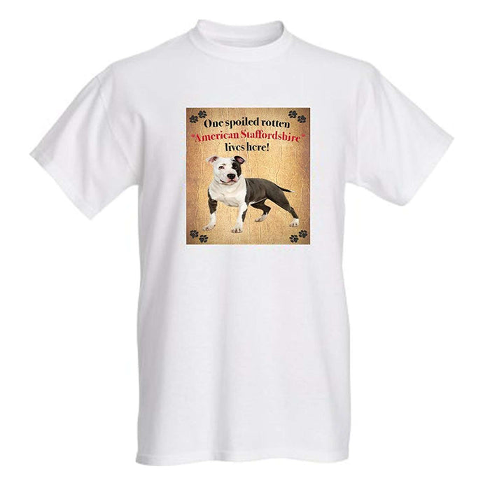 American Staffordshire Spoiled Rotten Dog T-Shirt