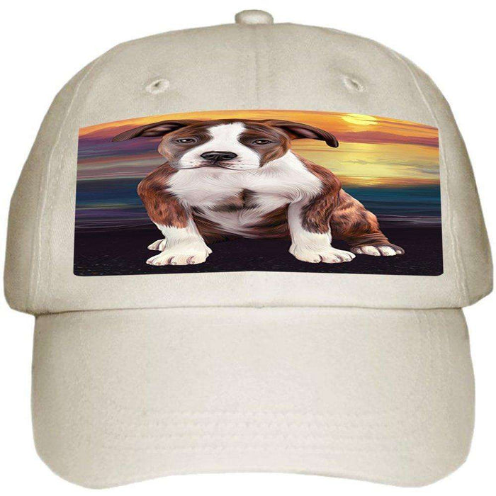 American Staffordshire Terrier Dog Ball Hat Cap HAT49131