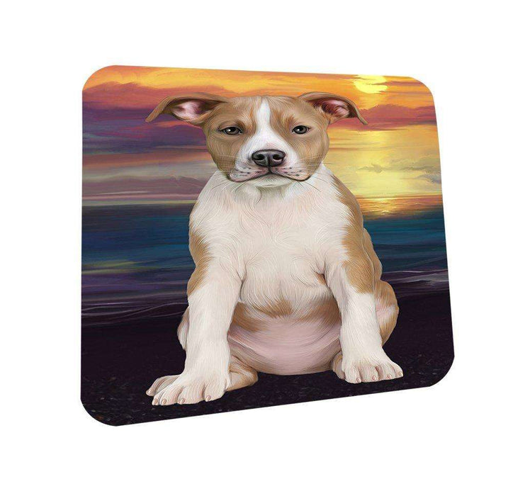 American Staffordshire Terrier Dog Coasters Set of 4 CST48427