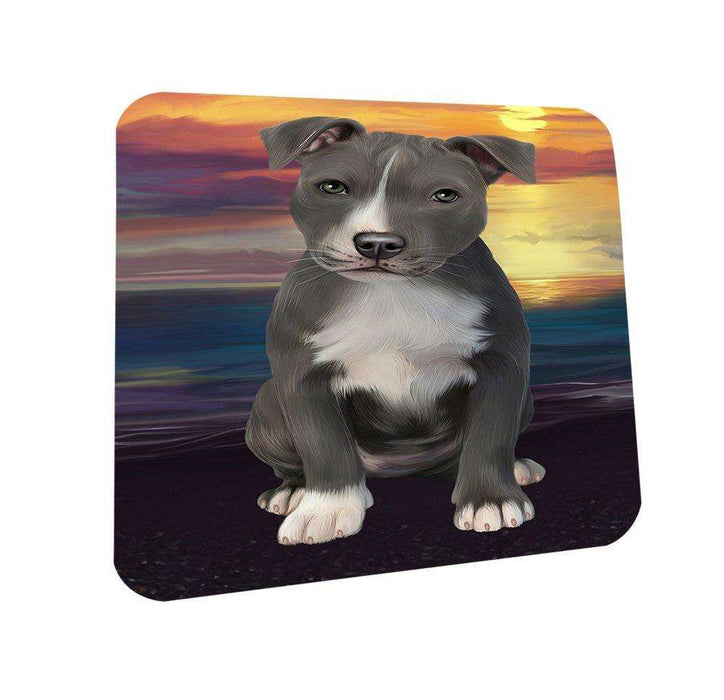 American Staffordshire Terrier Dog Coasters Set of 4 CST48428