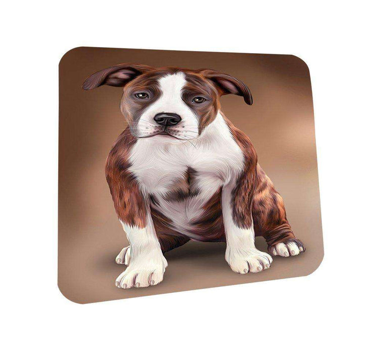 American Staffordshire Terrier Dog Coasters Set of 4 CST48429